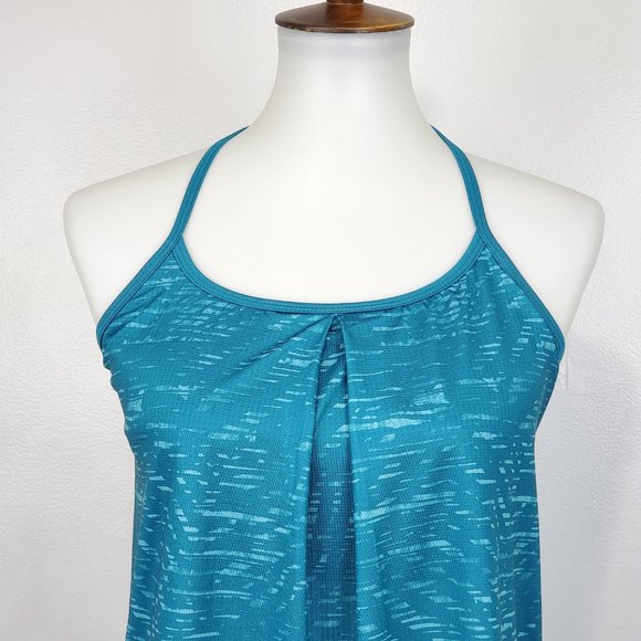 Tek Gear Green Activewear Fitness Tank Top With Padded Shelf Bra, Size S - Picture 2 of 14